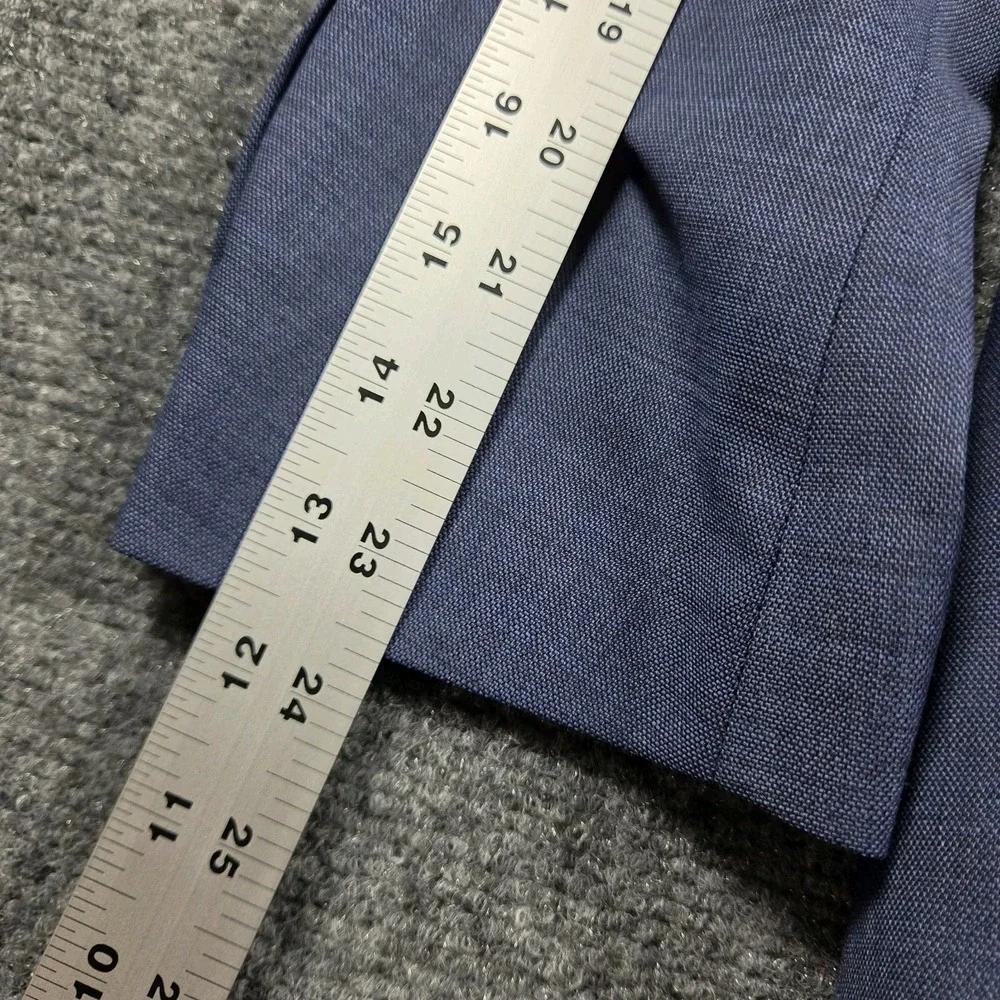 Banana Republic Blazer Men 38S Navy Blue Marzotto Wool Stretch Slim NEW